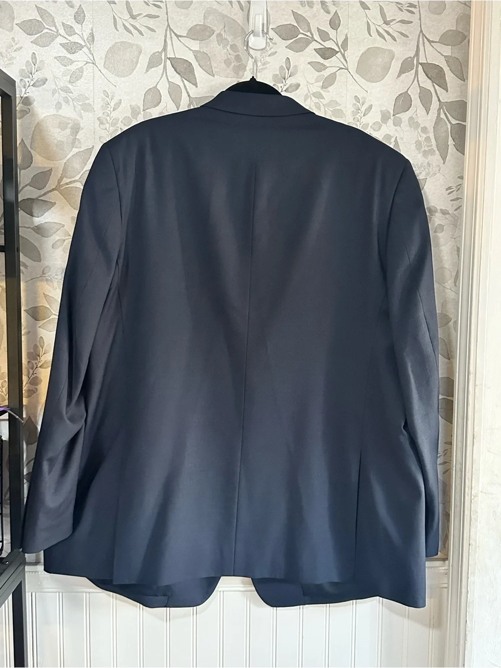 Pronto Uomo Platinum Navy Two-Button Suit Jacket 50L Wool